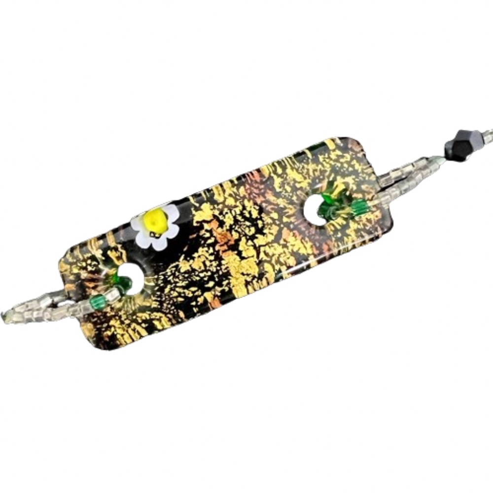 Handcrafted Beads and Glass Bracelet - Picture 4 of 7